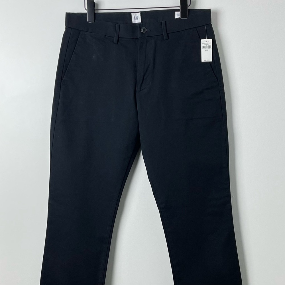 GAP Men's Modern Khakis Skinny Fit Black Size 32/32